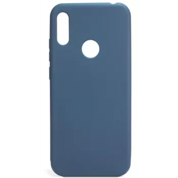 Evelatus Huawei Y6s 2019 Custodia in silicone Soft Touch Blu