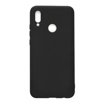 Evelatus Huawei Y7 2019 Custodia in nano silicone Soft Touch TPU nera