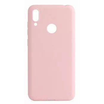 Evelatus Custodia in silicone Nano per Huawei Y7 2019 Soft Touch TPU rosa sabbia