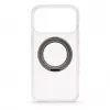 Evelatus Custodia ibrida con MagSafe e supporto in metallo 360° per iPhone 17 Pro Max, trasparente