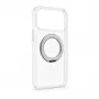 Evelatus Custodia ibrida con MagSafe e supporto in metallo 360° per iPhone 17 Pro Max, trasparente