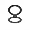 Evelatus Supporto magnetico in metallo ad anello per telefono Nero