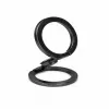 Evelatus Supporto magnetico in metallo ad anello per telefono Nero