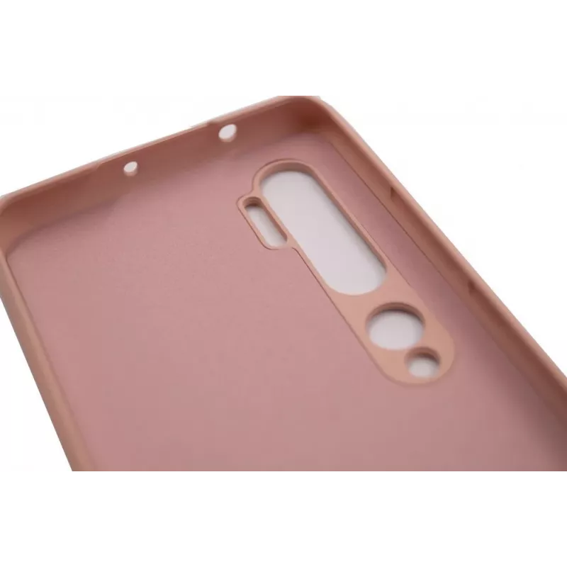 Evelatus Custodia in silicone Nano per Xiaomi Mi Note 10 / Mi Note 10 Pro - Soft Touch TPU, rosa chiaro