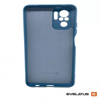 Evelatus Custodia in silicone Nano per Xiaomi Redmi Note 10 / Note 10S - Navy Blue
