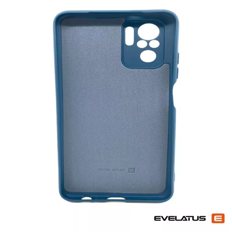 Evelatus Custodia in silicone Nano per Xiaomi Redmi Note 10 / Note 10S - Navy Blue
