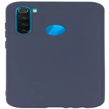 Evelatus Nano Silicone Case Soft Touch TPU blu scuro per Xiaomi Redmi Note 8 / Redmi Note 8 2021