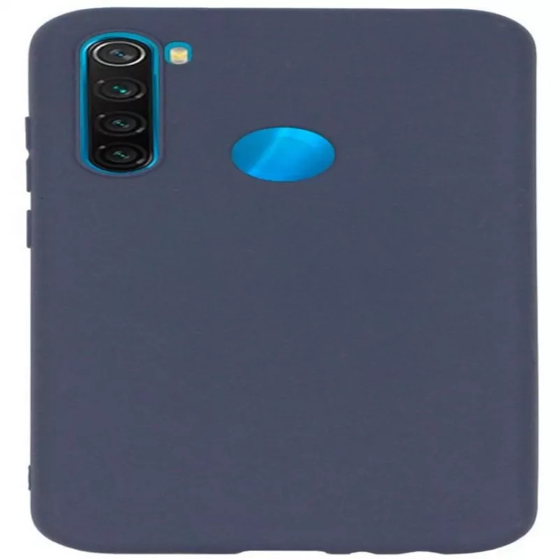 Evelatus Nano Silicone Case Soft Touch TPU blu scuro per Xiaomi Redmi Note 8 / Redmi Note 8 2021