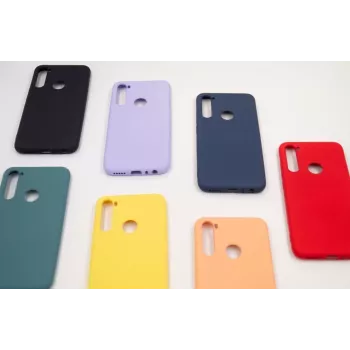 Evelatus Custodia in nano silicone Soft Touch TPU per Xiaomi Redmi Note 8 / Redmi Note 8 2021 - blu scuro