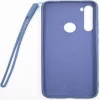 Evelatus Custodia in nano silicone Soft Touch TPU per Xiaomi Redmi Note 8 / Redmi Note 8 2021 - blu scuro