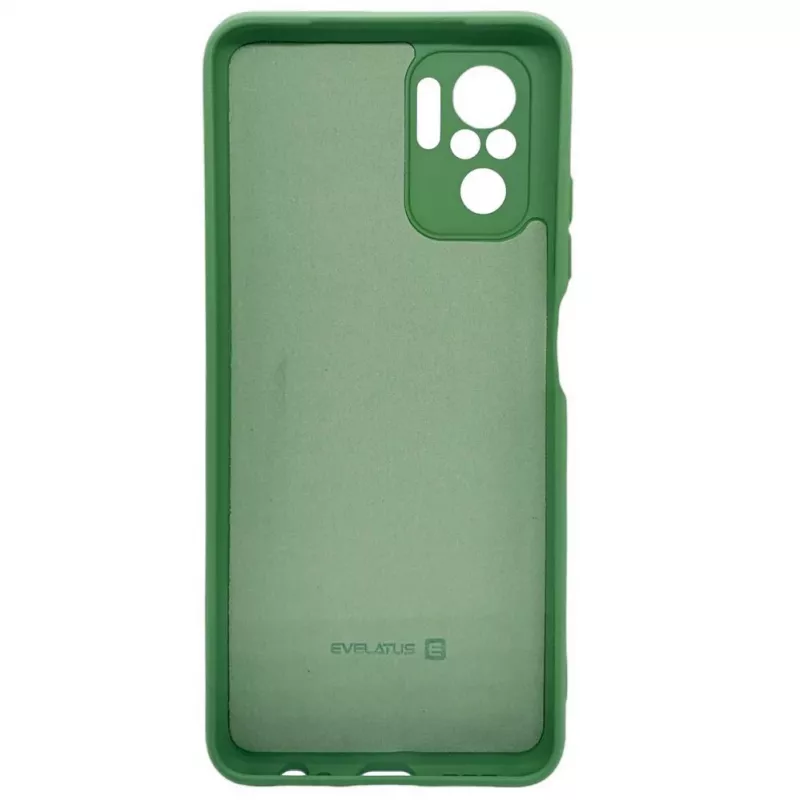 Evelatus Custodia in silicone Nano Soft Touch TPU verde per Xiaomi Redmi Note 10 / Note 10S