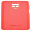 Evelatus Custodia in silicone nano Soft Touch TPU rossa per Xiaomi Redmi Note 9 Pro / Redmi Note 9S