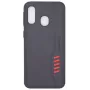 Evelatus Samsung A40 Cover protettiva Shooter nera con kickstand