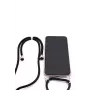 Evelatus Samsung A50 Custodia con Cordino Nero Trasparente
