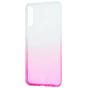 Evelatus Samsung A50 Cover TPU gradient rosso rosa