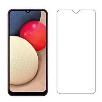 Evelatus Samsung Galaxy A02s Pellicola protettiva in vetro temperato piatta trasparente 0,33mm con colla giapponese antistatica
