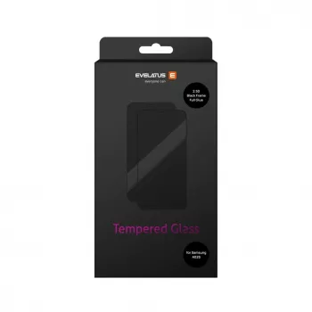 Evelatus Samsung Galaxy A02s Pellicola protettiva per schermo in vetro 2.5D Full Cover Japan Glue antistatica