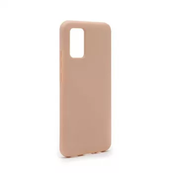 Evelatus Samsung Galaxy A02s Custodia in silicone nano Soft Touch TPU beige