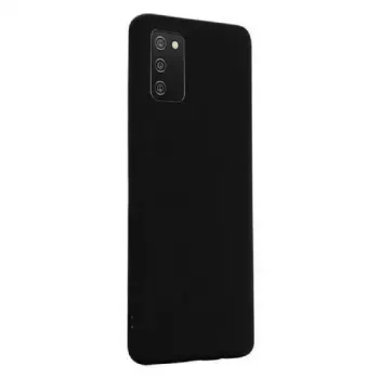 Evelatus Samsung Galaxy A02s Custodia in silicone nano TPU soft touch nera