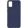 Evelatus Samsung Galaxy A02s Custodia in silicone nano Soft Touch TPU blu mezzanotte