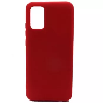 Evelatus Samsung Galaxy A02s Nano Silicone Case Soft Touch TPU rossa