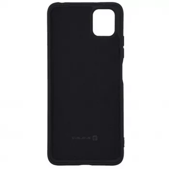 Evelatus Samsung Galaxy A03 Custodia in silicone nano Soft Touch TPU nero