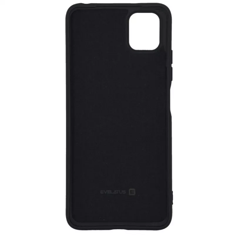 Evelatus Samsung Galaxy A03 Custodia in silicone nano Soft Touch TPU nero