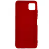 Evelatus Samsung Galaxy A03 Custodia in silicone nano Soft Touch TPU rosso