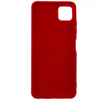 Evelatus Samsung Galaxy A03 Custodia in silicone nano Soft Touch TPU rosso