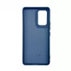 Evelatus Samsung Galaxy A03s Custodia in silicone nano Soft Touch TPU blu notte