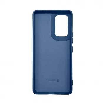 Evelatus Samsung Galaxy A03s Custodia in silicone nano Soft Touch TPU blu notte