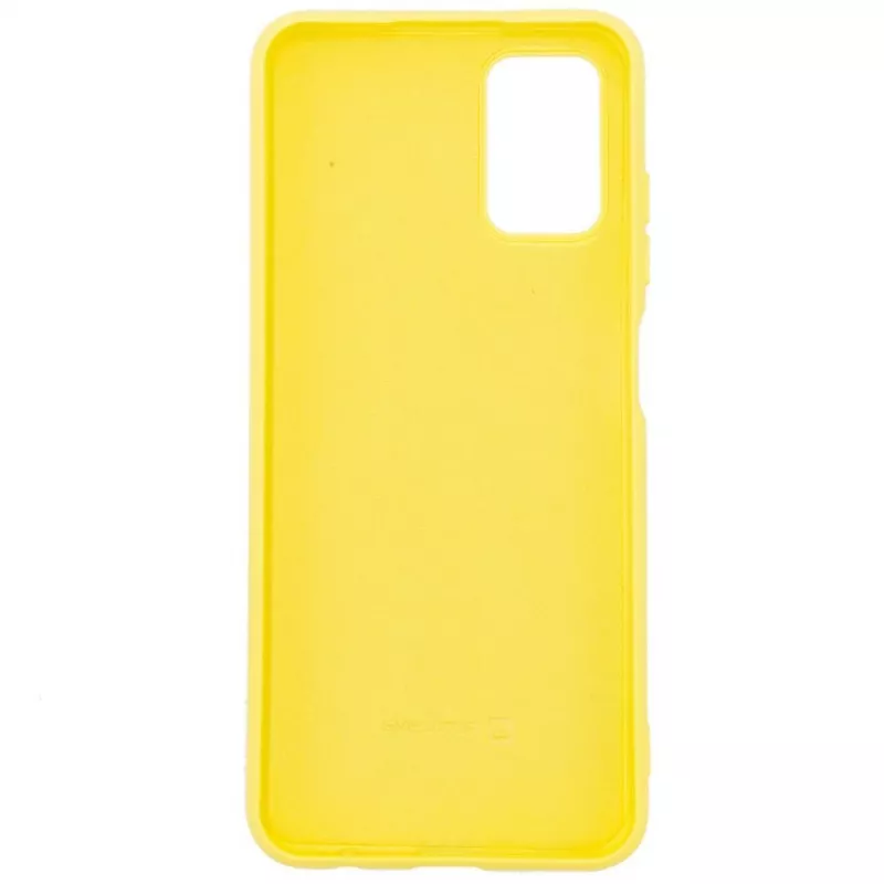 Evelatus Samsung Galaxy A03s Custodia in silicone Soft Touch gialla