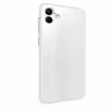 EVELATUS custodia in silicone trasparente per Samsung Galaxy A04E / A04 1,5mm TPU trasparente