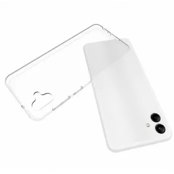 EVELATUS custodia in silicone trasparente per Samsung Galaxy A04E / A04 1,5mm TPU trasparente