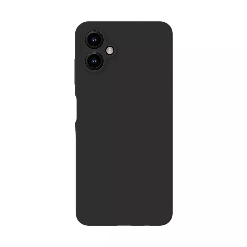 Evelatus Custodia magnetica in silicone Premium con superficie soft-touch per Samsung Galaxy A06 5G nera