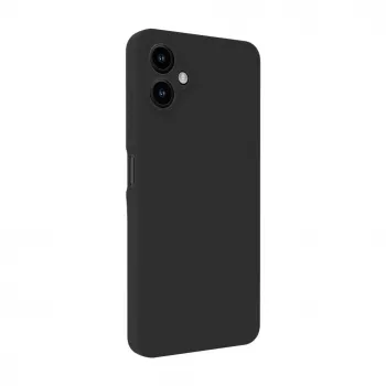 Evelatus Custodia magnetica in silicone Premium con superficie soft-touch per Samsung Galaxy A06 5G nera