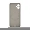 Evelatus Custodia magnetica in silicone Premium soft-touch per Samsung Galaxy A06 5G Pebble