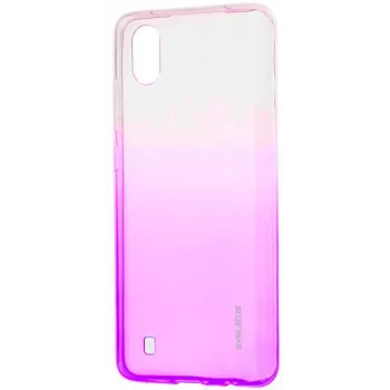 Evelatus Custodia TPU Samsung Galaxy A10 con effetto sfumato rosso rosa