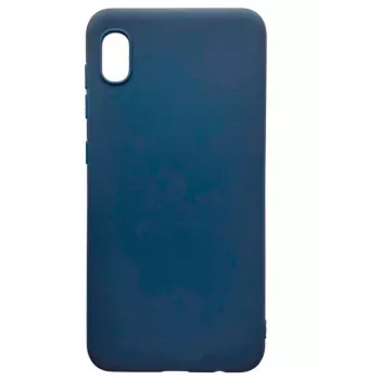 Evelatus Custodia in Silicone Nano Soft Touch TPU per Samsung Galaxy A10 Blu Scuro