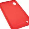Evelatus Samsung Galaxy A10 Custodia in silicone nano Soft Touch TPU rossa