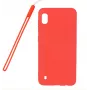Evelatus Samsung Galaxy A10 Custodia in silicone nano Soft Touch TPU rossa