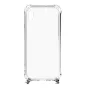 Evelatus Samsung Galaxy A10 Silicone Trasparente con Collana in TPU Argento