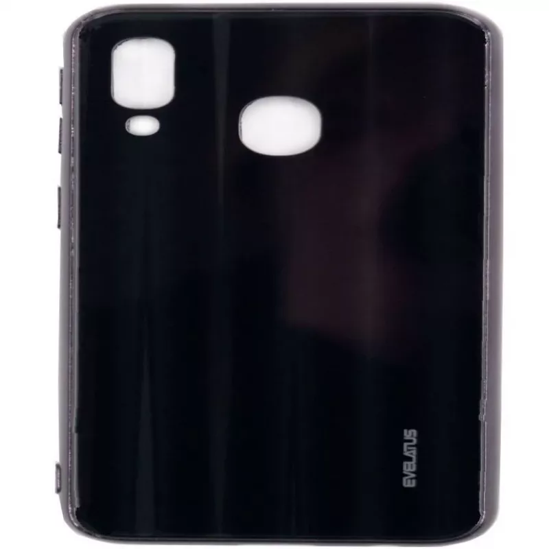 Evelatus Samsung Galaxy A10 vetro temperato protezione schermo Water Ripple Full Color Electroplating nero