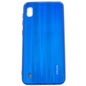 Evelatus Samsung Galaxy A10 vetro temperato protezione schermo Water Ripple Full Color Electroplating blu