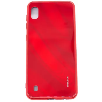 Evelatus Samsung Galaxy A10 Cover in vetro temperato Water Ripple Full Color Electroplating rossa