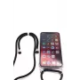 Evelatus Samsung Galaxy A10s custodia con tracolla, nero trasparente