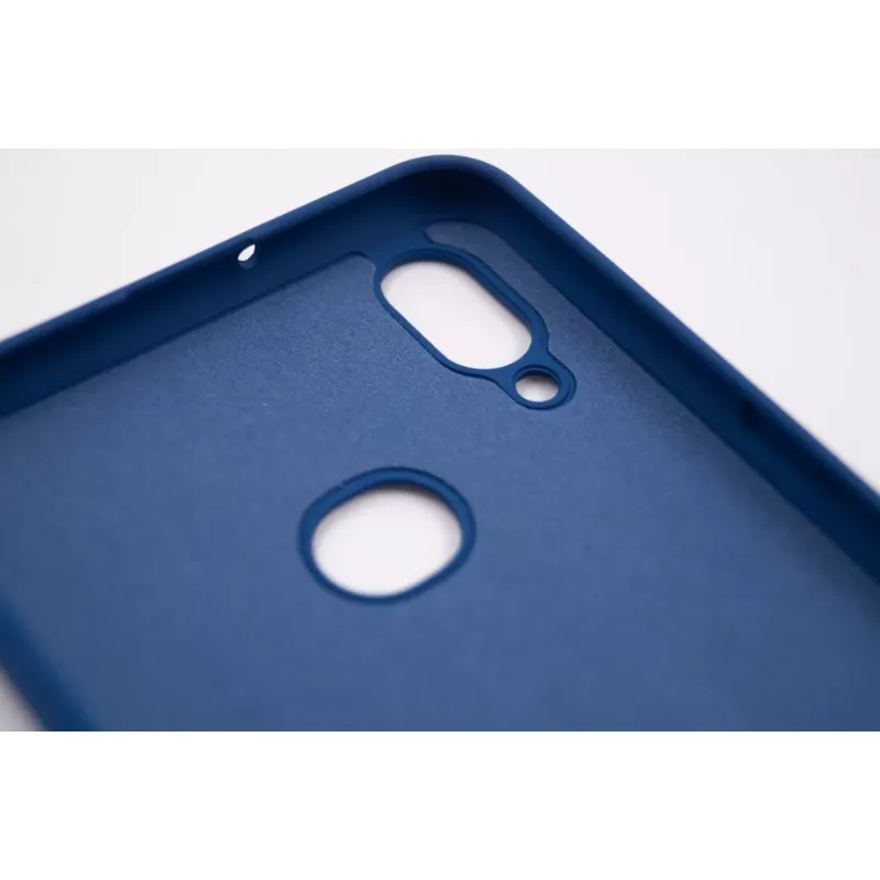 Evelatus Samsung Galaxy A10S cover in silicone nano Soft Touch TPU blu