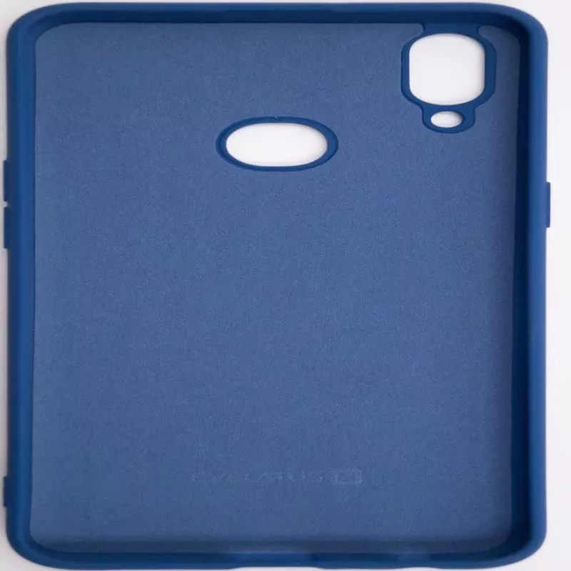 Evelatus Samsung Galaxy A10S cover in silicone nano Soft Touch TPU blu