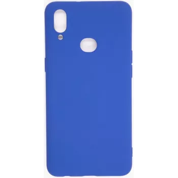 Evelatus Samsung Galaxy A10S cover in silicone nano Soft Touch TPU blu