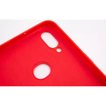 Evelatus custodia in silicone nano soft touch TPU per Samsung Galaxy A10s rossa